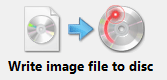 Write Image File to Disc